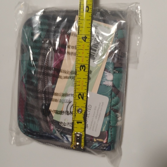 Lug Splits Compact RFID Wallet - Botanical Multi, LIKE NEW ✨DISCONTINUED!✨ - Picture 8 of 9